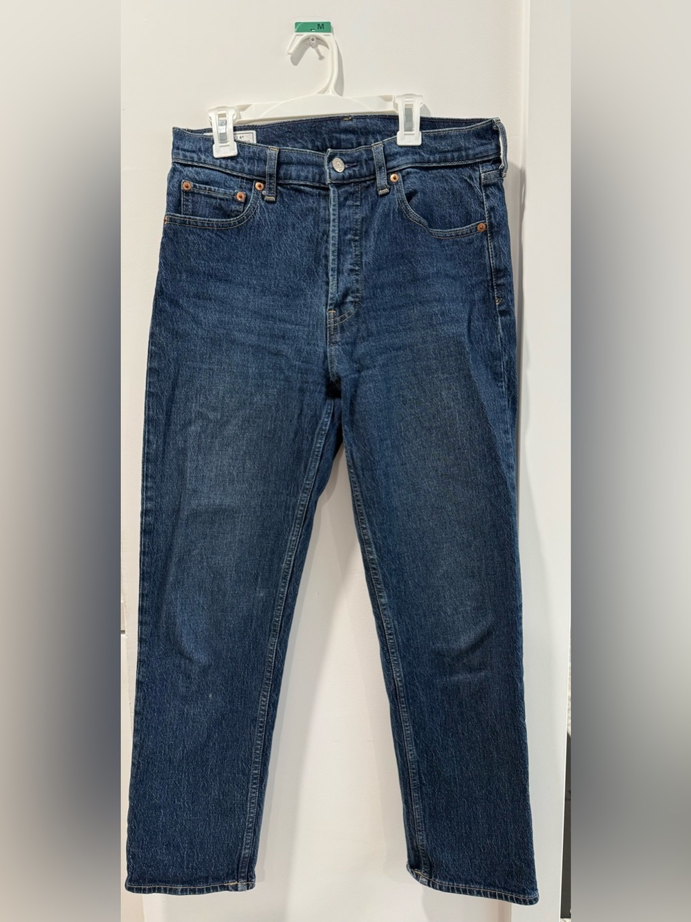 Classic Women’s Dark Blue Straight-Leg Jeans